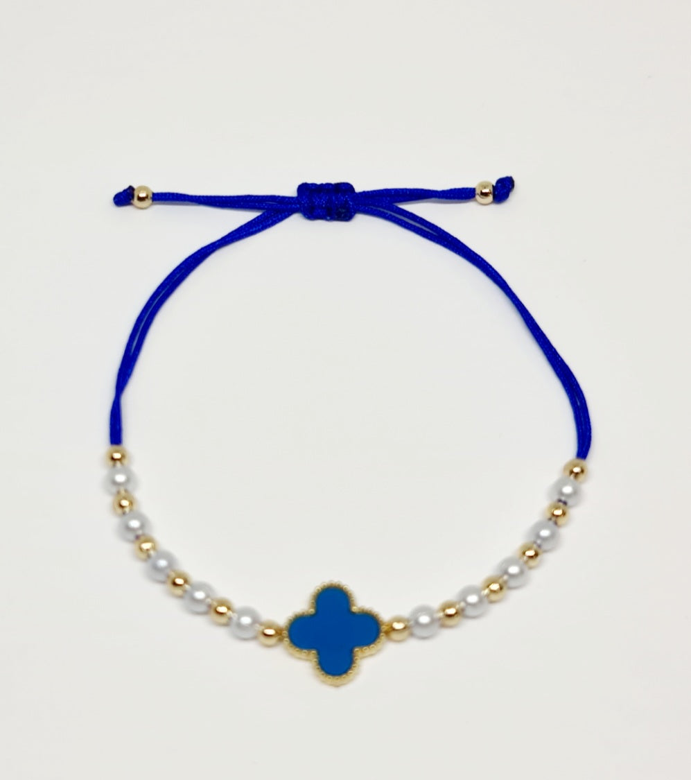 Clover Bracelet Blue