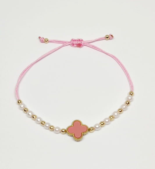 Clover Bracelet Pink